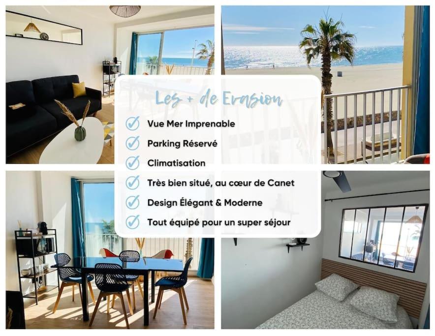 Evasion - Superbe Vue Mer ! Canet-en-Roussillon Exterior photo